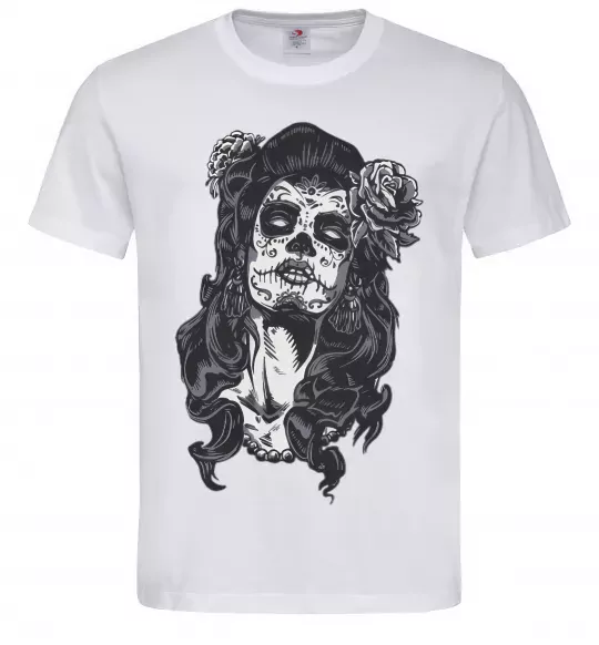 Чоловіча футболка Santa Muerte Білий фото