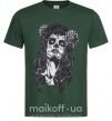 Мужская футболка Santa Muerte Темно-зеленый фото