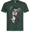 Чоловіча футболка Santa Muerte Темно-зелений фото