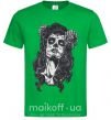 Мужская футболка Santa Muerte Зеленый фото