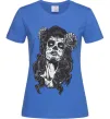Женская футболка Santa Muerte Ярко-синий фото