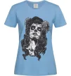 Женская футболка Santa Muerte Голубой фото