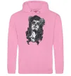 Чоловіча толстовка (худі) Santa Muerte Рожевий фото