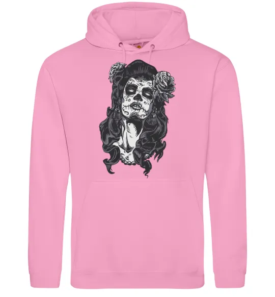 Жіноча толстовка (худі) Santa Muerte Рожевий фото