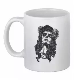 Чашка керамическая Sally Белый фото