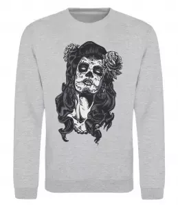 Свитшот Sally Серый меланж фото