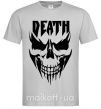 Мужская футболка DEATH SKULL Серый фото