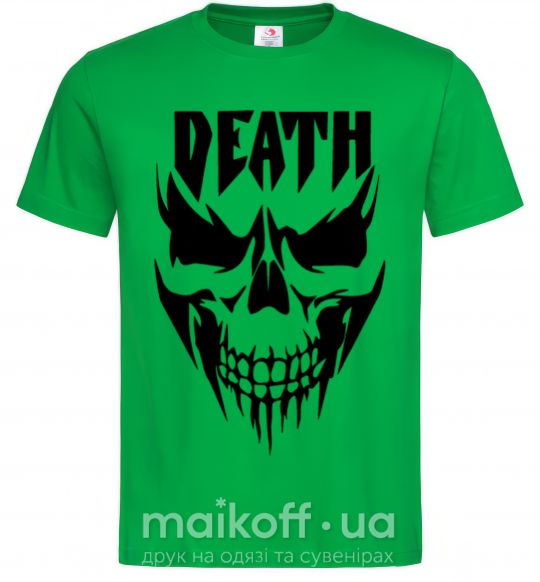 Мужская футболка DEATH SKULL Зеленый фото