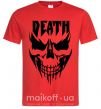 Мужская футболка DEATH SKULL Красный фото