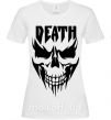 Женская футболка DEATH SKULL Белый фото