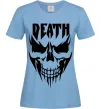 Жіноча футболка DEATH SKULL Блакитний Жіноча футболка DEATH SKULL Блакитний фото