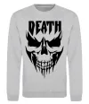 Свитшот DEATH SKULL Серый меланж фото