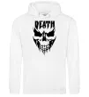 Чоловіча толстовка (худі) DEATH SKULL Білий фото