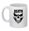 Чашка керамічна DEATH SKULL Білий фото