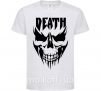 Детская футболка DEATH SKULL Белый фото