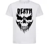 Детская футболка DEATH SKULL Белый фото