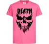 Детская футболка DEATH SKULL Ярко-розовый фото