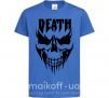 Детская футболка DEATH SKULL Ярко-синий фото