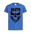 Детская футболка DEATH SKULL Ярко-синий фото