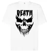 Футболка Оверсайз DEATH SKULL Білий фото