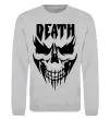 Світшот DEATH SKULL Сірий меланж фото