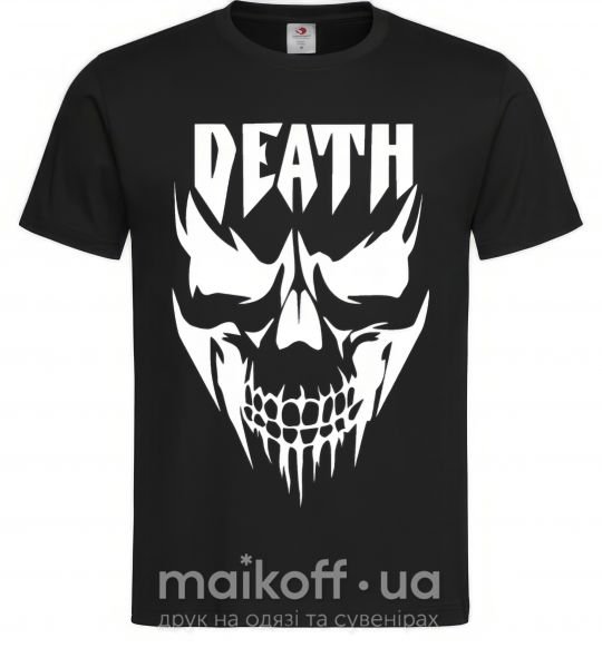 Мужская футболка DEATH SKULL Черный фото