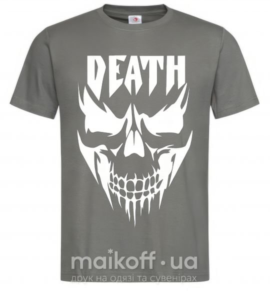 Мужская футболка DEATH SKULL Графит фото