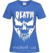 Жіноча футболка DEATH SKULL Яскраво-синій фото