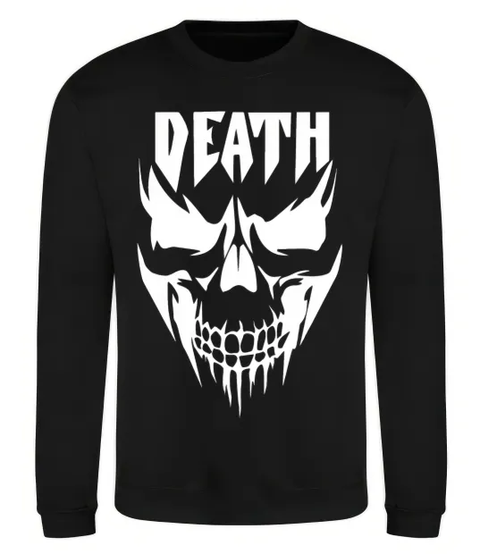 Свитшот DEATH SKULL Черный фото