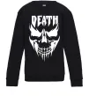Дитячий світшот DEATH SKULL Чорний Дитячий світшот DEATH SKULL Чорний фото