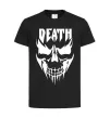 Детская футболка DEATH SKULL Черный фото