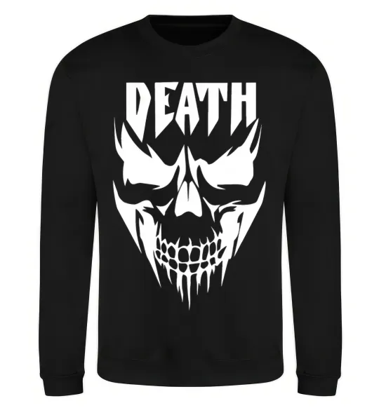 Світшот DEATH SKULL Чорний фото