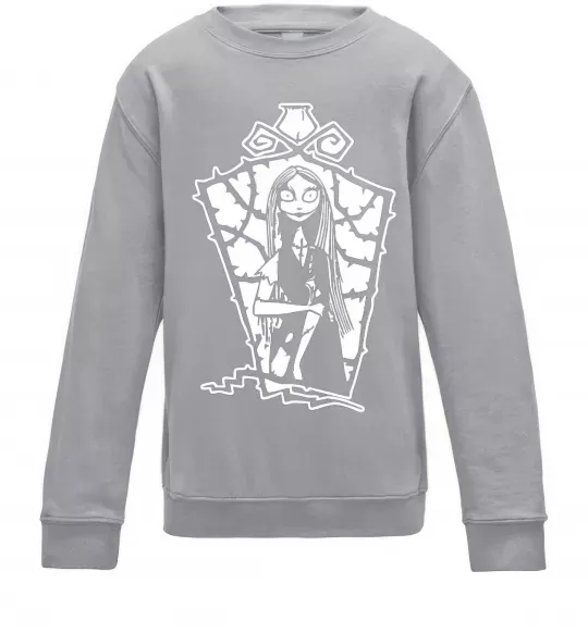 Детский Свитшот Sally Серый меланж фото