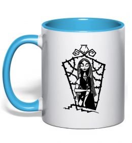 Чашка з кольоровою ручкою Sally