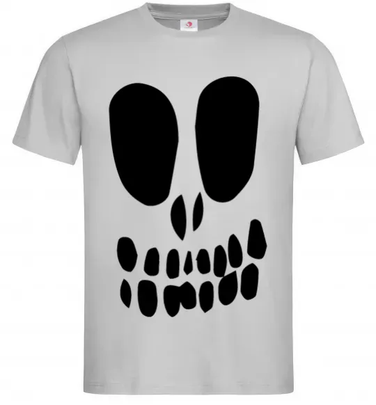 Чоловіча футболка horrible face Сірий фото