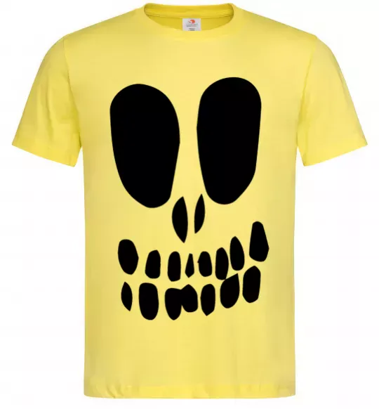 Чоловіча футболка horrible face Лимонний фото