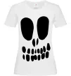 Жіноча футболка horrible face Білий фото