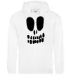 Мужская толстовка (худи) horrible face Белый Мужская толстовка (худи) horrible face Белый фото
