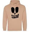 Мужская толстовка (худи) horrible face Песочный Мужская толстовка (худи) horrible face Песочный фото