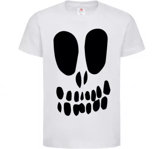 Дитяча футболка horrible face Білий фото