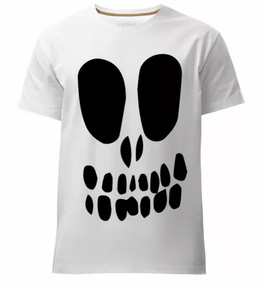 Чоловіча преміум футболка horrible face Білий фото