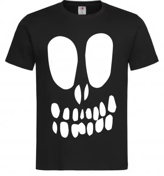 Чоловіча футболка horrible face Чорний фото