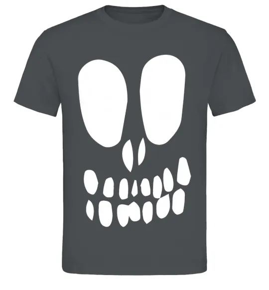 Чоловіча футболка horrible face Графіт фото