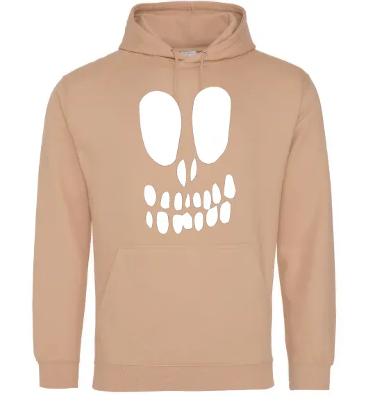 Жіноча толстовка (худі) horrible face Пісочний фото