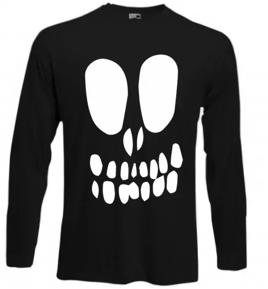 Лонгслив horrible face Черный фото