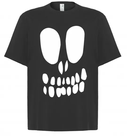 Футболка Оверсайз horrible face Черный фото