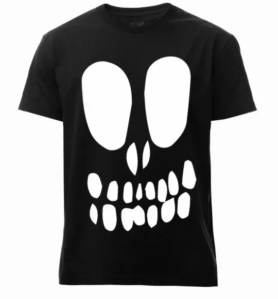 Чоловіча преміум футболка horrible face Чорний фото