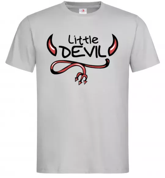 Чоловіча футболка Little Devil original Сірий фото