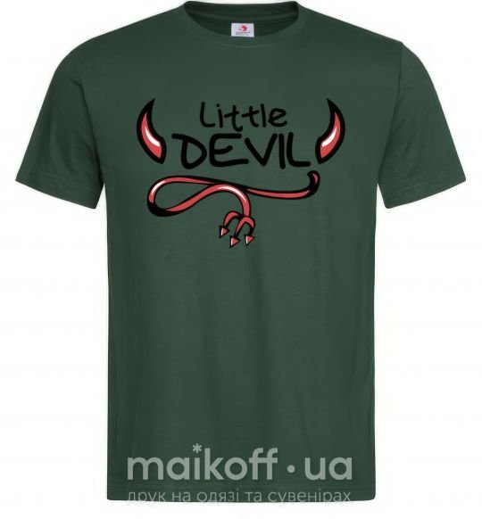 Мужская футболка Little Devil original Темно-зеленый фото