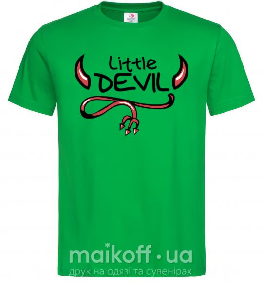 Мужская футболка Little Devil original Зеленый фото